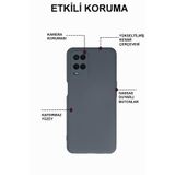 Oppo A54 4g ile uyumlu Kapak Içi Kadife Kamera Korumalı Lansman Silikon Kılıf - Siyah