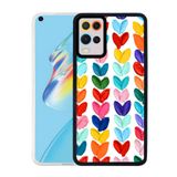 Oppo A54 4g Kılıf Zore M-fit Desenli Kılıf Heart No6
