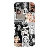 Oppo A55 4G İle Uyumlu Siyah Blonde Legend Desenli Silikon Kılıf