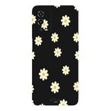 Oppo A55 4G İle Uyumlu Siyah Sunny Dots Desenli Silikon Kılıf