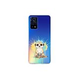 Oppo A55 ile Uyumlu Splash Mirket Tasarımlı Slimfit Şeffaf Silikon Kılıf