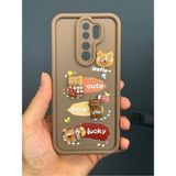 Oppo A5/a9 2020 Kılıf Tasarımlı Desenli Kamera Korumalı Ayıcık Kahve Renkli Yumuşak Silikon Kapak - A9 2020/A5 2020 - Cute Coco