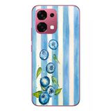 Oppo A6 PRO Uyumlu Yaban Mersinleri Baskılı Silikon Kılıf