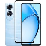 Oppo A60 Kırılmaz Cam Tam Ekran Koruyucu 150CC Antistatik Büyük Kenar 9h Gerçek Temperli Koruma - Siyah