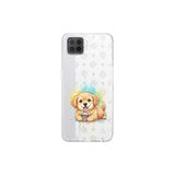 Oppo A73 ile Uyumlu Splash Köpek Tasarımlı Şeffaf Silikon Kılıf