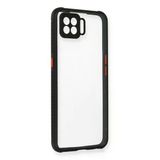 Oppo A73 Kılıf Miami Şeffaf Silikon - Siyah-(5796)