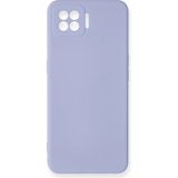 Oppo A73 Kılıf Nano Içi Kadife Silikon - LILA-(5796)