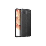 Oppo A73 Kılıf Uzun Ömürlü ve Dayanıklı Dermiq Premium Esnek Lüks Silikon Kapak - Black