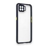 Oppo A73 Miami Şeffaf Silikon Lacivert Kılıf
