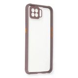 Oppo A73 Uyumlu Kılıf Miami Şeffaf Silikon - Açık Mor