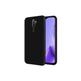 Oppo A9 2020 Içi Kadife Soft Logosuz Lansman Silikon Kılıf - Siyah