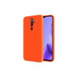 Oppo A9 2020 Içi Kadife Soft Logosuz Lansman Silikon Kılıf - Turuncu