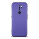 Oppo A9 2020 ile uyumlu Kapak Içi Kadife Kamera Korumalı Lansman Silikon Kılıf - Mor