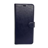 Oppo A9 2020 İle Uyumlu Kılıf Cüzdanlı Kapaklı Cüzdan Kılıf Kartlıklı Standlı Kopçalı Lacivert