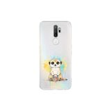 Oppo A9 2020 ile Uyumlu Splash Mirket Tasarımlı Slimfit Şeffaf Silikon Kılıf