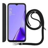 Oppo A9 2020 Ip Askılı Silikon Kılıf Siyah