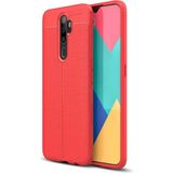 Oppo A9 2020 Kılıf Deri Görünümlü Silikon Zipax-Zr-Niss