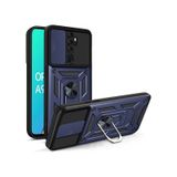 Oppo A9 2020 Kılıf Magnetik Standlı Kamera Korumalı Sürgülü Vega Kapak