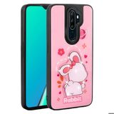 Oppo A9 2020 Kilif Parlayan Kabartmali Ikonik Figurlu Amas Silikon Kapak