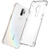 Oppo A9 2020 Köşeli Şeffaf Anti Shock Silikon Kılıf - 51
