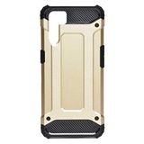 Oppo A91 ile uyumlu Çİft Katman Koruyucu Crash Military Tank Kılıf - Gold