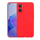 Oppo A96 4G İçi Kadife Dolgulu Şık Candy Lansman Silikon Kılıf