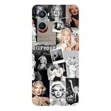 Oppo A96 4G İle Uyumlu Siyah Blonde Legend Desenli Silikon Kılıf