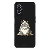 Oppo A96 4G İle Uyumlu Siyah Forest Giant Desenli Silikon Kılıf