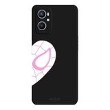 Oppo A96 4G İle Uyumlu Siyah Spider-Woman Desenli Silikon Kılıf