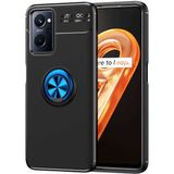 Oppo A96 4g Kılıf Btbm Ravel Silikon Kapak-Siyah-Mavi - Siyah - Mavi