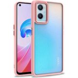 Oppo A96 4g Kılıf Kflg Flora Kapak-Rose Gold