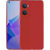 Oppo A96 4G Kılıf Mnc Premier Silikon Kapak-Kırmızı