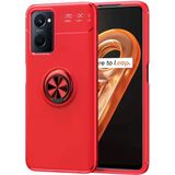 Oppo A96 4g Kılıf Mnc Ravel Silikon Kapak-Kırmızı