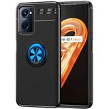 Oppo A96 4G Kılıf Mnc Ravel Silikon Kapak-Siyah-Mavi