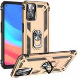 Oppo A96 4g Kılıf Mnc Vega Kapak-Gold
