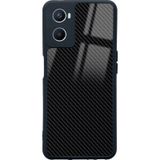 Oppo A96 Carbon Tasarımlı Glossy Telefon Kılıfı Çok Renkli