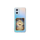 OPPO A96 ile Uyumlu Burç Kartları Balık Tasarımlı Şeffaf Silikon Kılıf