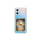 OPPO A96 ile Uyumlu Burç Kartları Oğlak Tasarımlı Şeffaf Silikon Kılıf