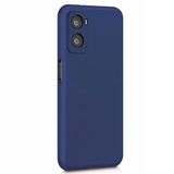 Oppo A96 Kılıf Kamera Korumalı Silikon Rubber Arka Kapak Lacivert