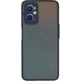 Oppo A96 Kılıf Montreal Silikon Kapak - Lacivert-(5796)
