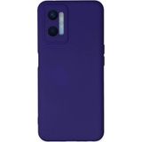 Oppo A96 Kılıf Nano içi Kadife Silikon - Mor-(5796)