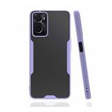 Oppo A96 Platin Silikon Lila Kılıf