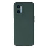 Oppo A96 Uyumlu Kılıf Nano İçi Kadife Silikon - Koyu Yeşil