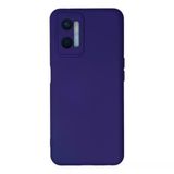 Oppo A96 Uyumlu Kılıf Nano İçi Kadife Silikon - Mor