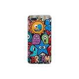 Oppo AX7 ile Uyumlu Grafiti Dream Street Tasarımlı Şeffaf Silikon Kılıf