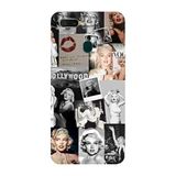 Oppo AX7 İle Uyumlu Siyah Blonde Legend Desenli Silikon Kılıf
