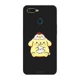 Oppo AX7 İle Uyumlu Siyah Egg Pup Desenli Silikon Kılıf