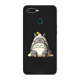 Oppo AX7 İle Uyumlu Siyah Forest Giant Desenli Silikon Kılıf