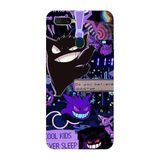Oppo AX7 İle Uyumlu Siyah Midnight Glitch Desenli Silikon Kılıf