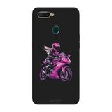 Oppo AX7 İle Uyumlu Siyah Pink Rush Desenli Silikon Kılıf